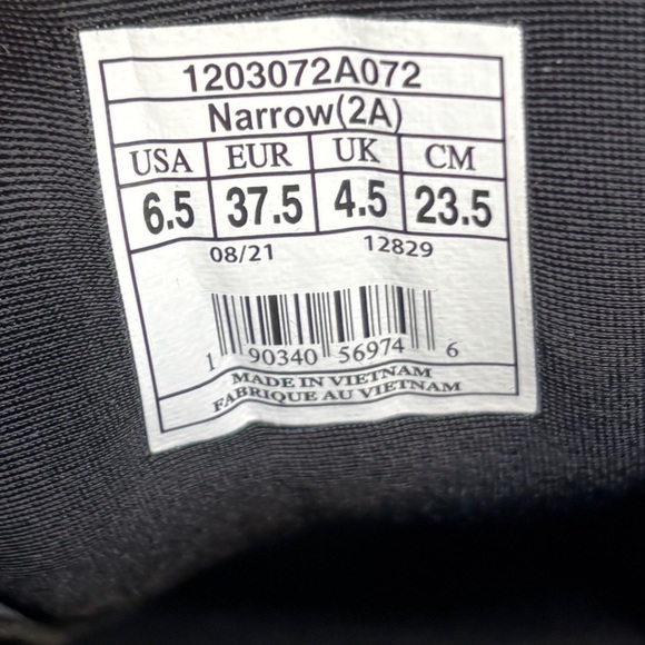 Women’s Black Brooks Addiction walking Shoes size 6.5 narrow(2A) - Picture 11 of 11